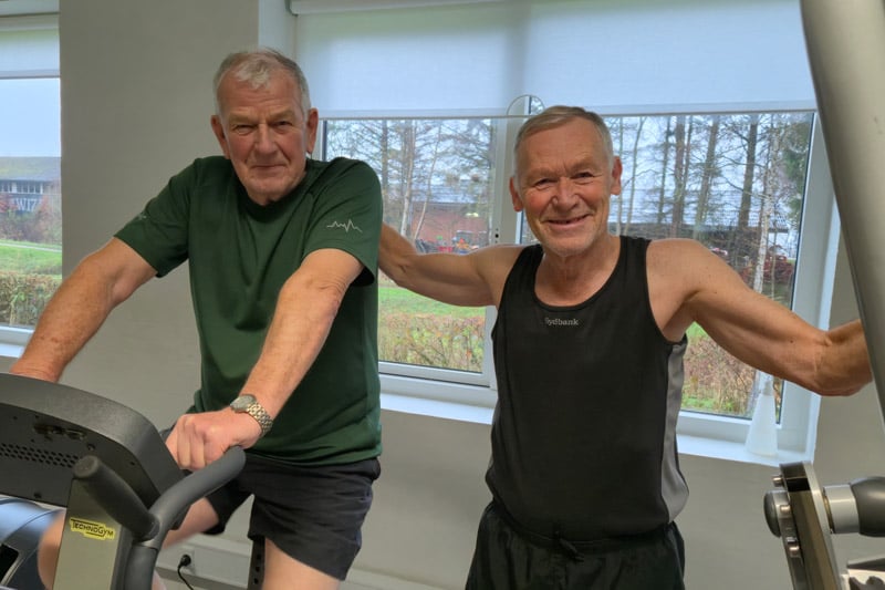 Jens og Peter i Hornslet Motionscenter