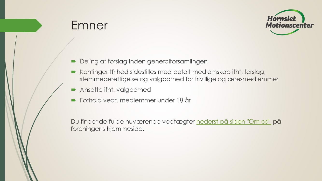 Bestyrelsens beretning 2026