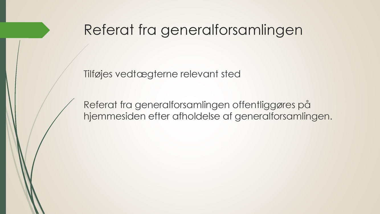 Bestyrelsens beretning 2026