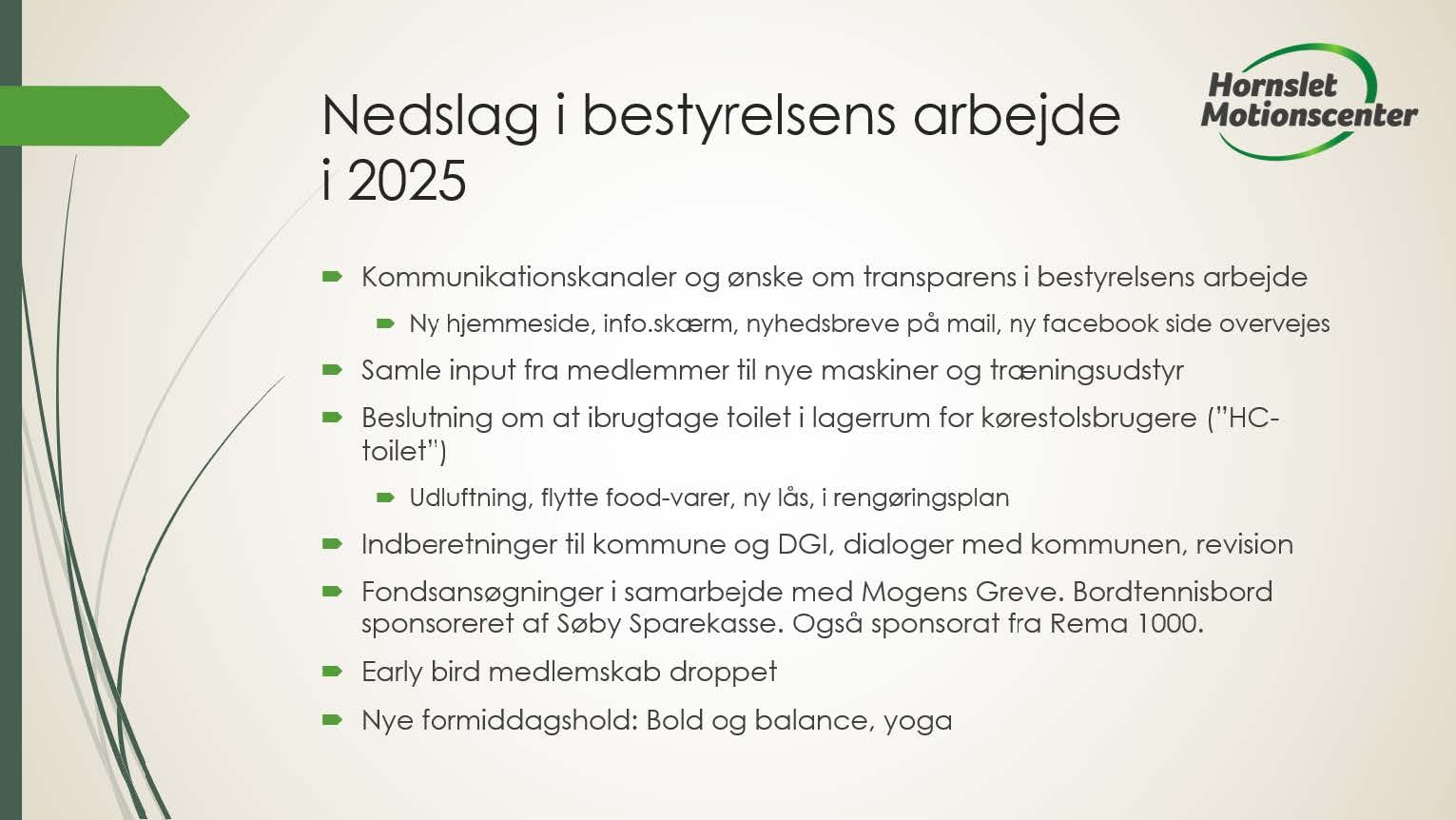 Bestyrelsens beretning 2026