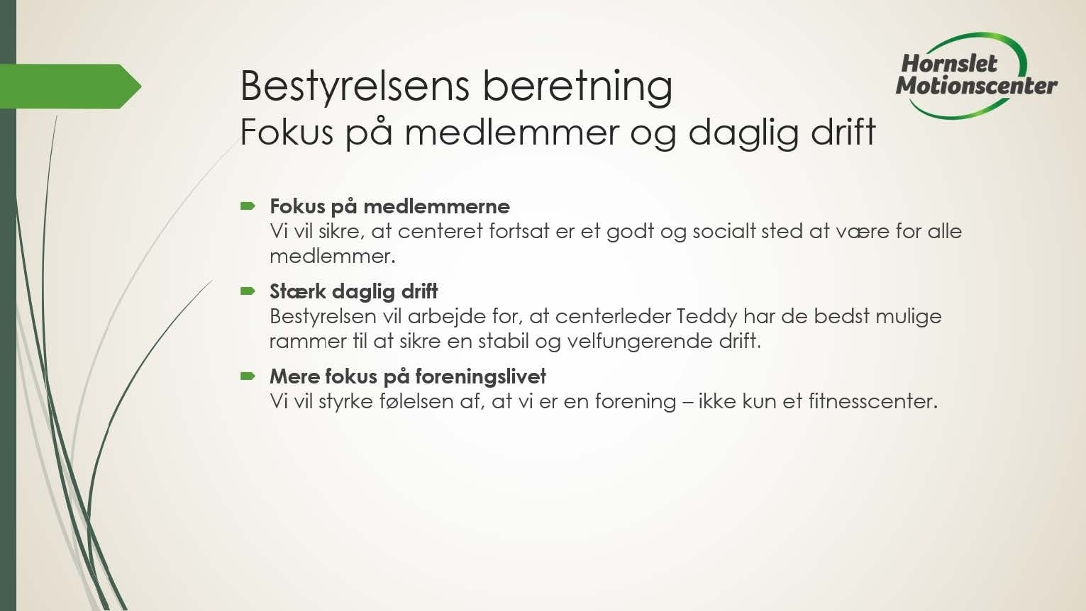 Bestyrelsens beretning 2026
